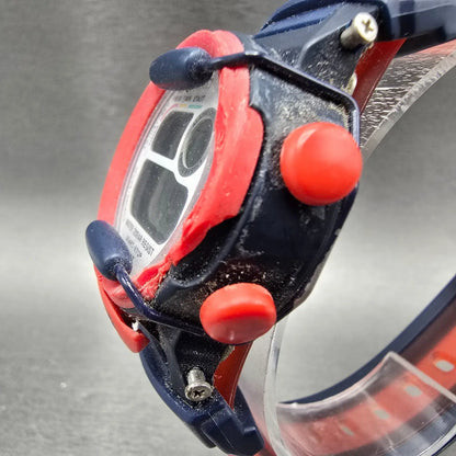 Casio Baby-G BG-370 Watch Women 34mm Blue Red Digital Alarm Chronograph New batt2