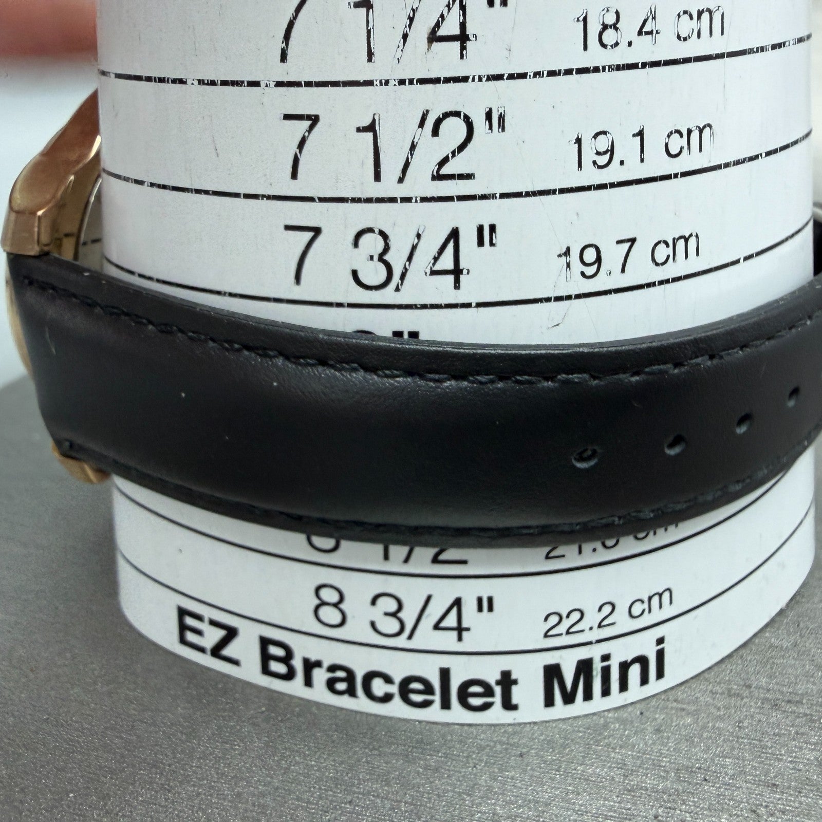 Citizen Eco-Drive Watch Men 42mm Black Dial Rose Gold Date Small Seconds Runs10