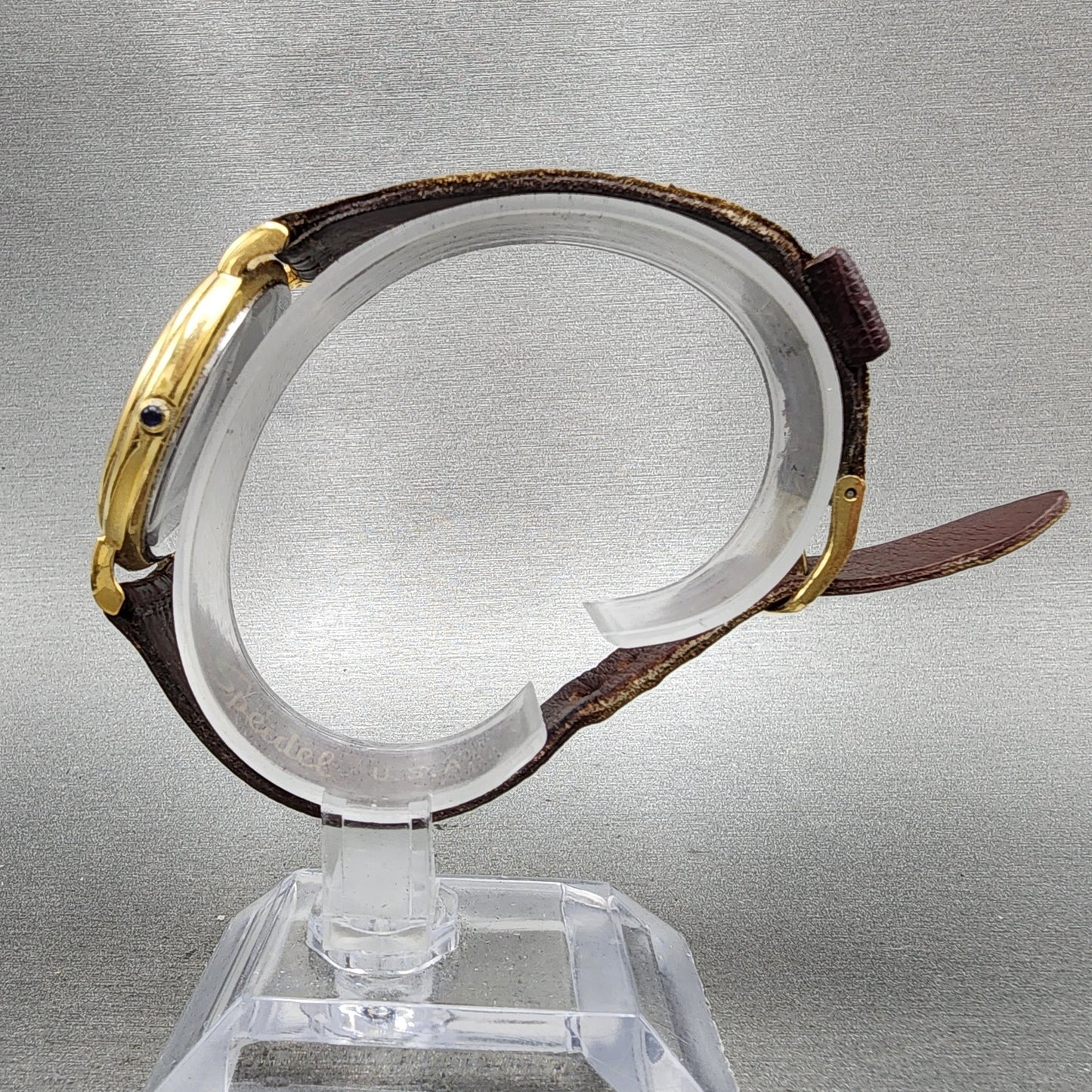 Movado Watch Men 34mm White Dial Gold Tone Date Round 87A40887 New Battery7