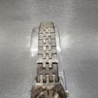 Seiko Watch Women 16mm Silver Dial Silver Tone Oval Manual 117060 Runs4