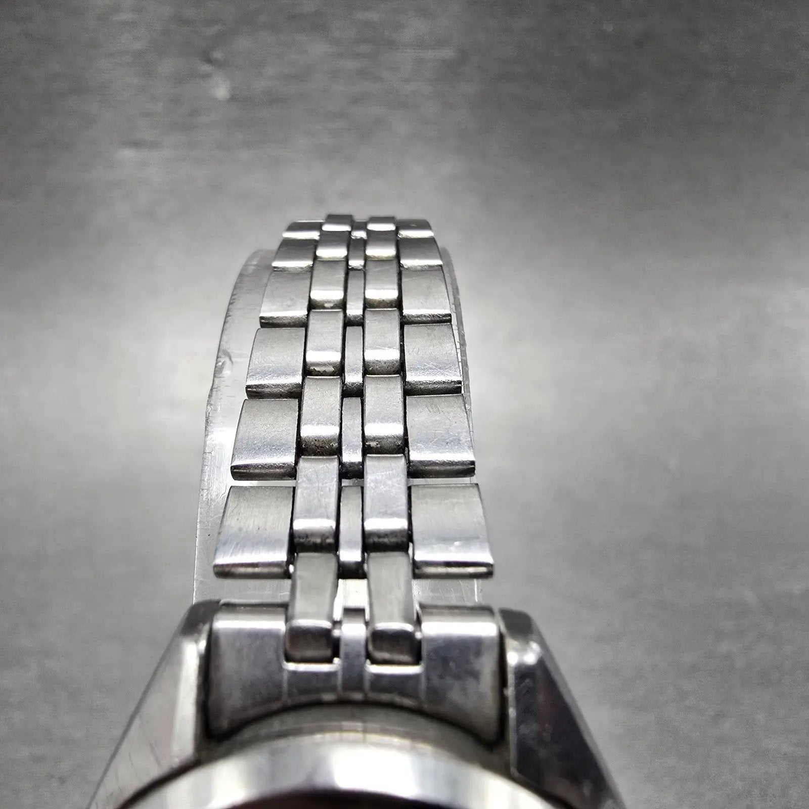 Seiko Automatic Watch Women 27mm Silver Dial Silver Tone Daydate 2206-0470 PARTS4