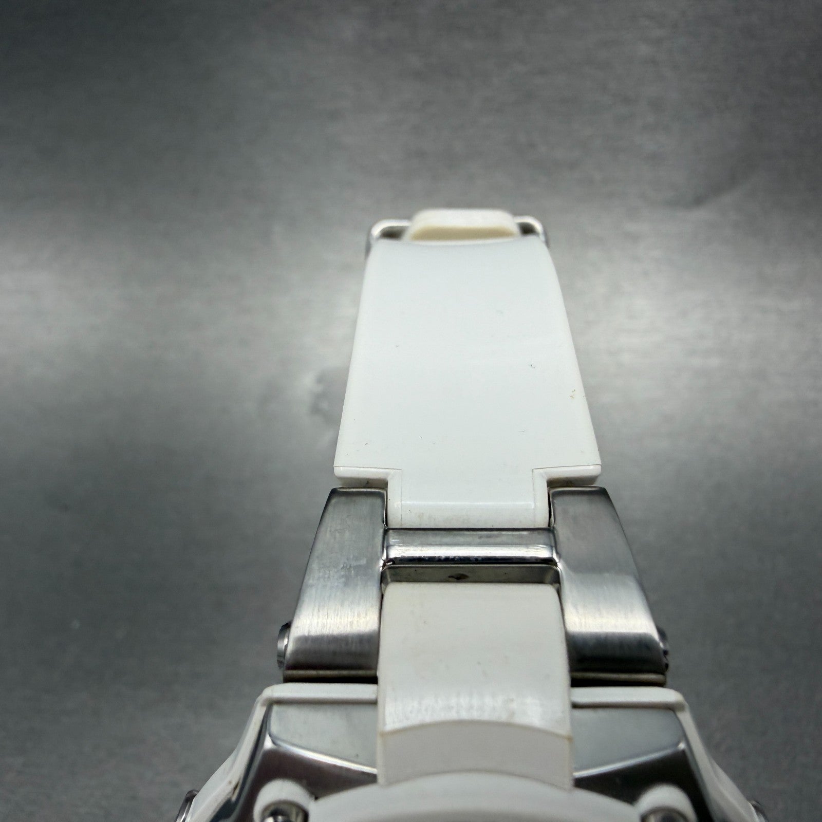 Casio BabyG Watch Women 41mm Silver Dial White Tone Round Solar BGA1400 Works4