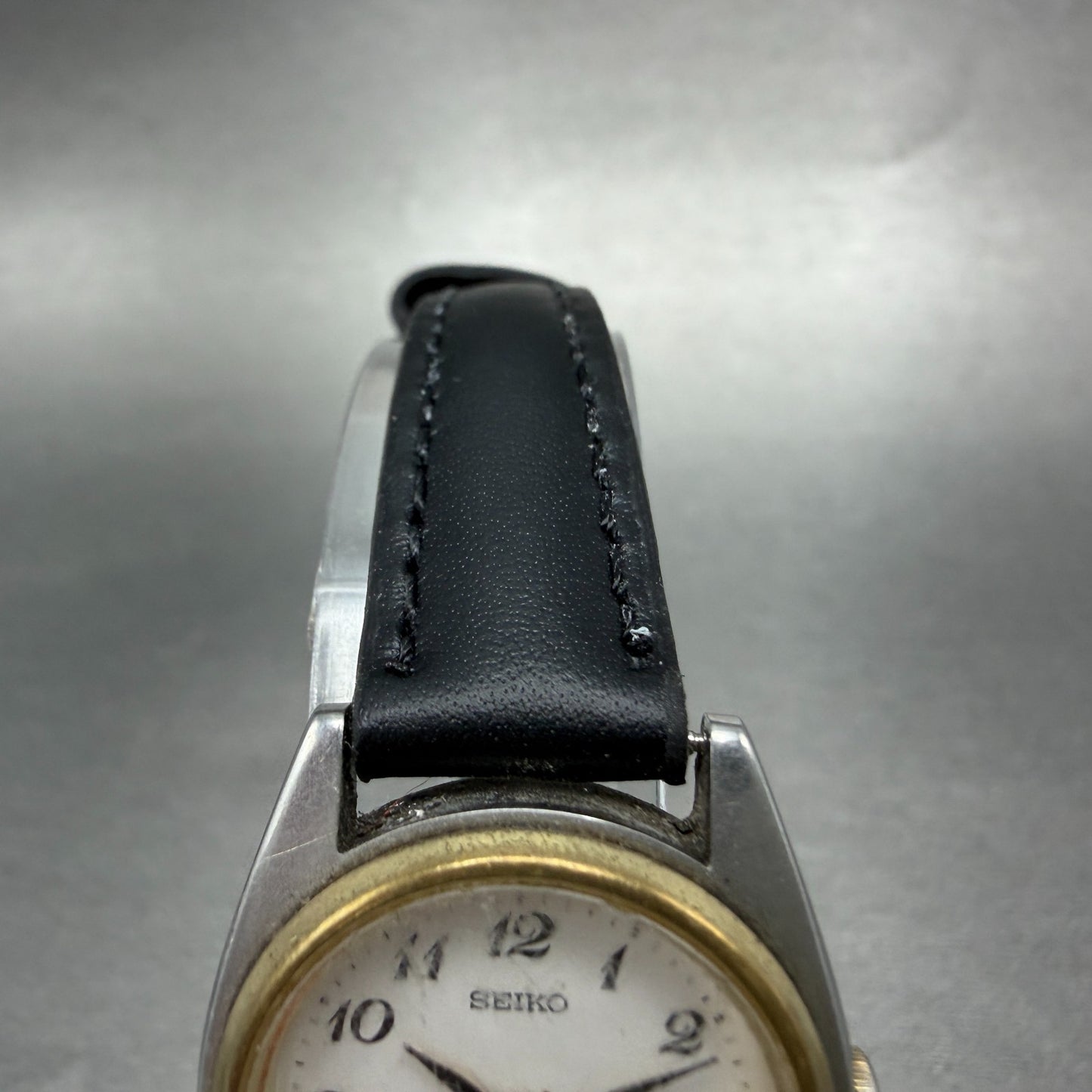 Seiko Watch Women 23mm White Dial Two Tone Daydate 7n83-0011 New Battery Vinatge4