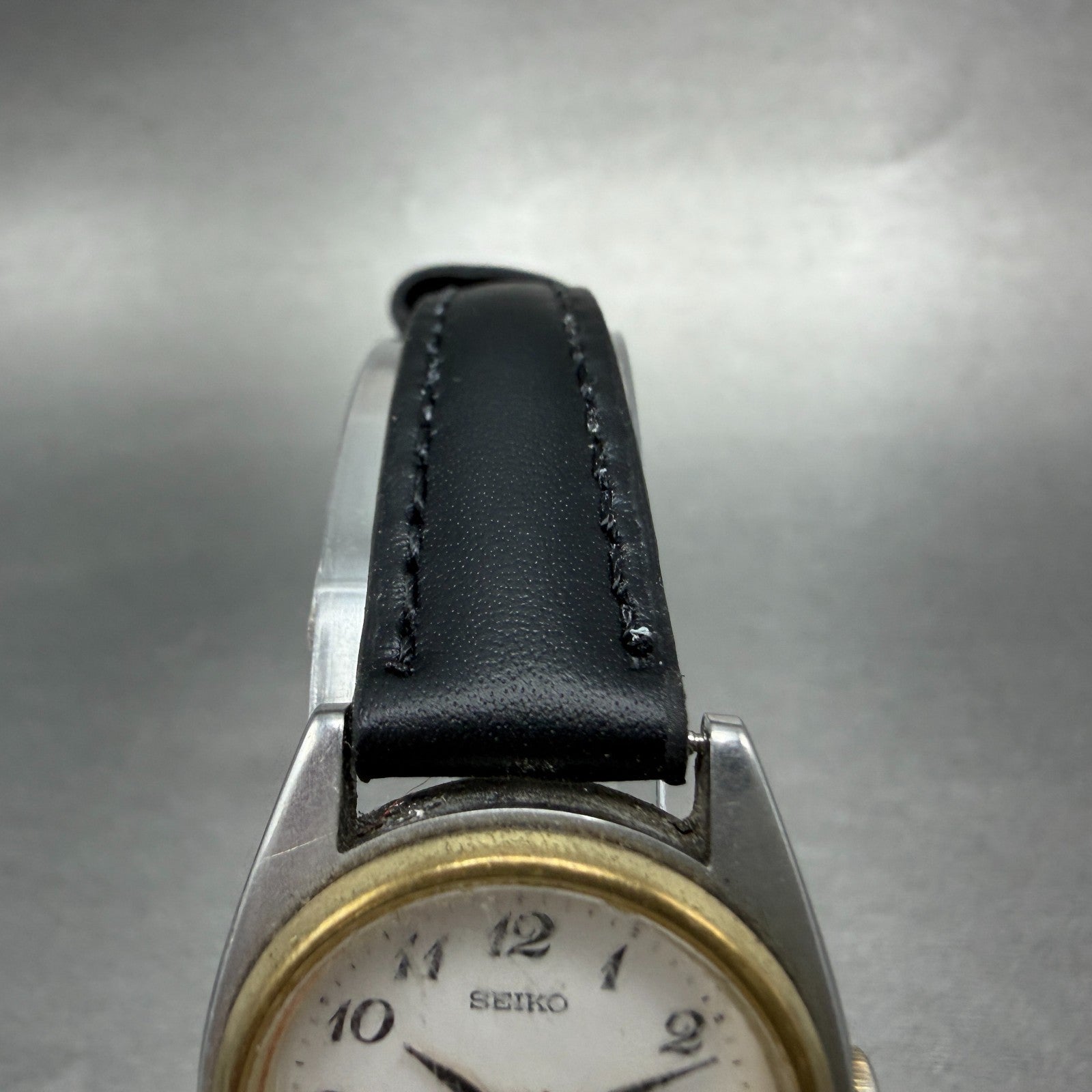 Seiko Watch Women 23mm White Dial Two Tone Daydate 7n83-0011 New Battery Vinatge4