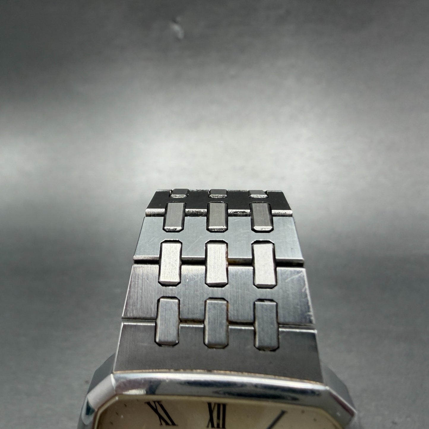 Seiko watch Men 32mm Champagne Dial Silver Tone Date 5855-5010 PARTS Vintage5