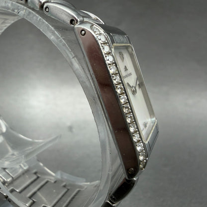 Maurice Lacroix Fiaba Tank Watch Women 19mm MOP Dial Steel Diamonds New Battery3