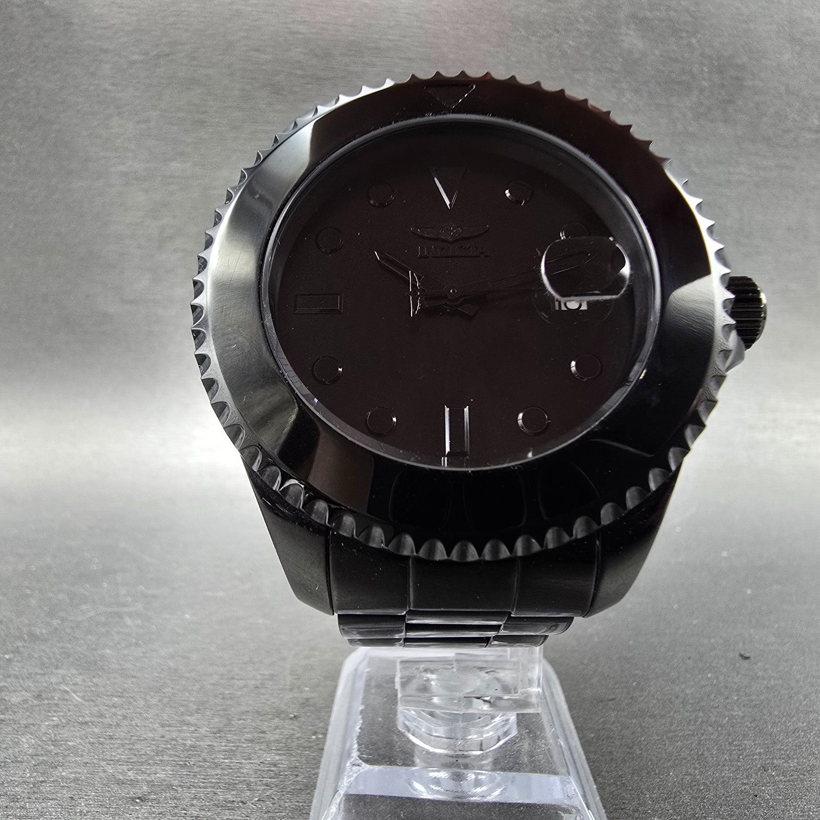 Invicta Pro Diver Automatic Watch Men 46mm Black Dial Black Round 35039 Runs5