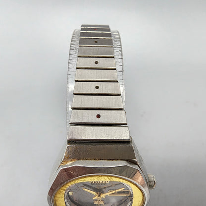 Citizen Watch Women 26mm Gray Dial Silver Tone Daydate Round 2000-943279 NewBat