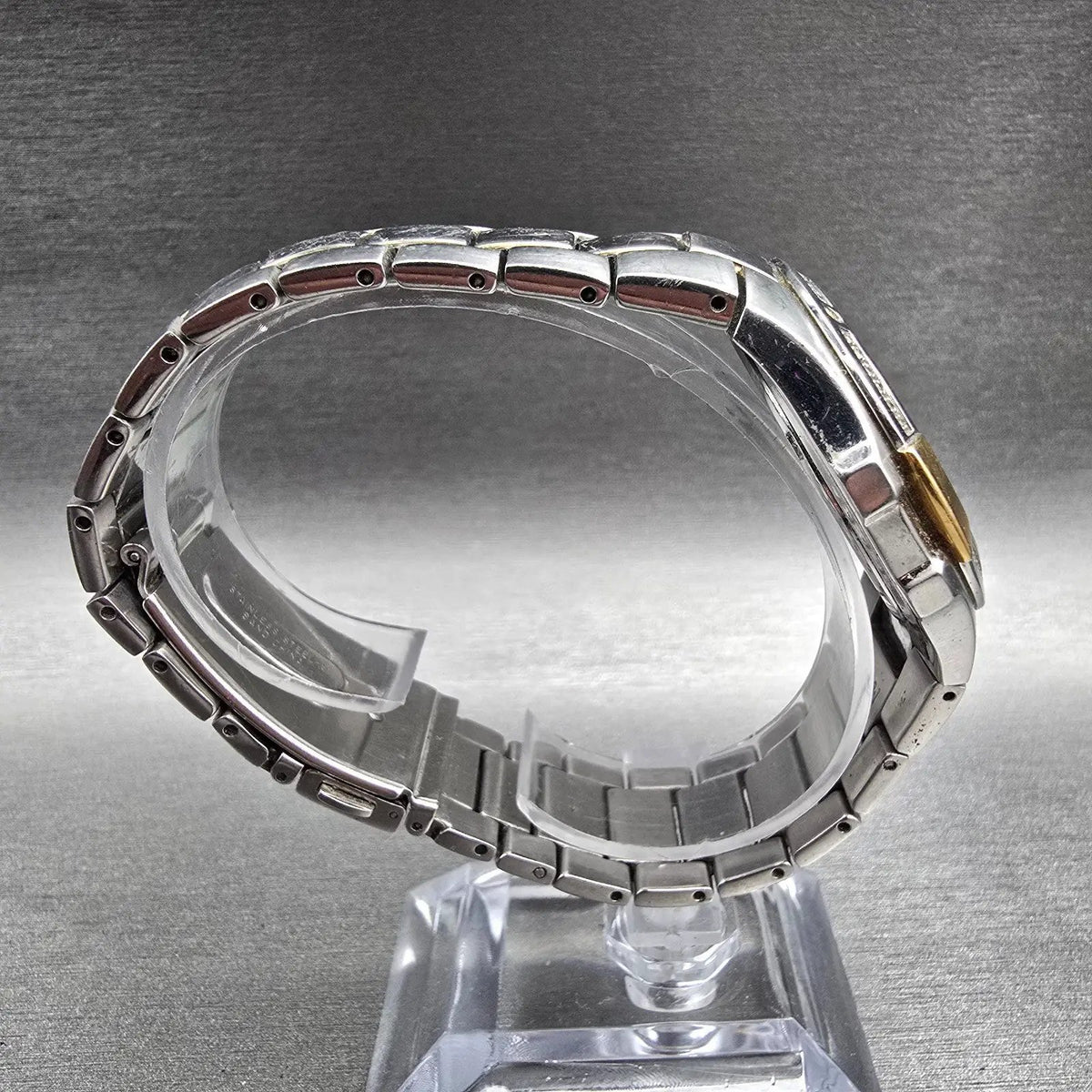 Seiko Coutura Watch Men 39mm White Dial Two Tone Date Gemmed 7N42-0DK0 New Batt8