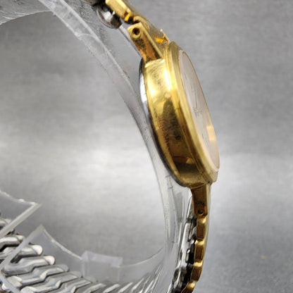 Seiko Spirit Watch Women 23mm Luminous Dial Gold Tone 4n210640 New Battery3