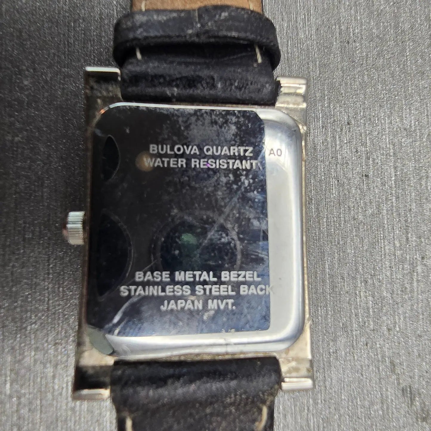 Bulova Watch Women 20mm White Dial Silver Tone Date Rectangle 96M19 New Battery10