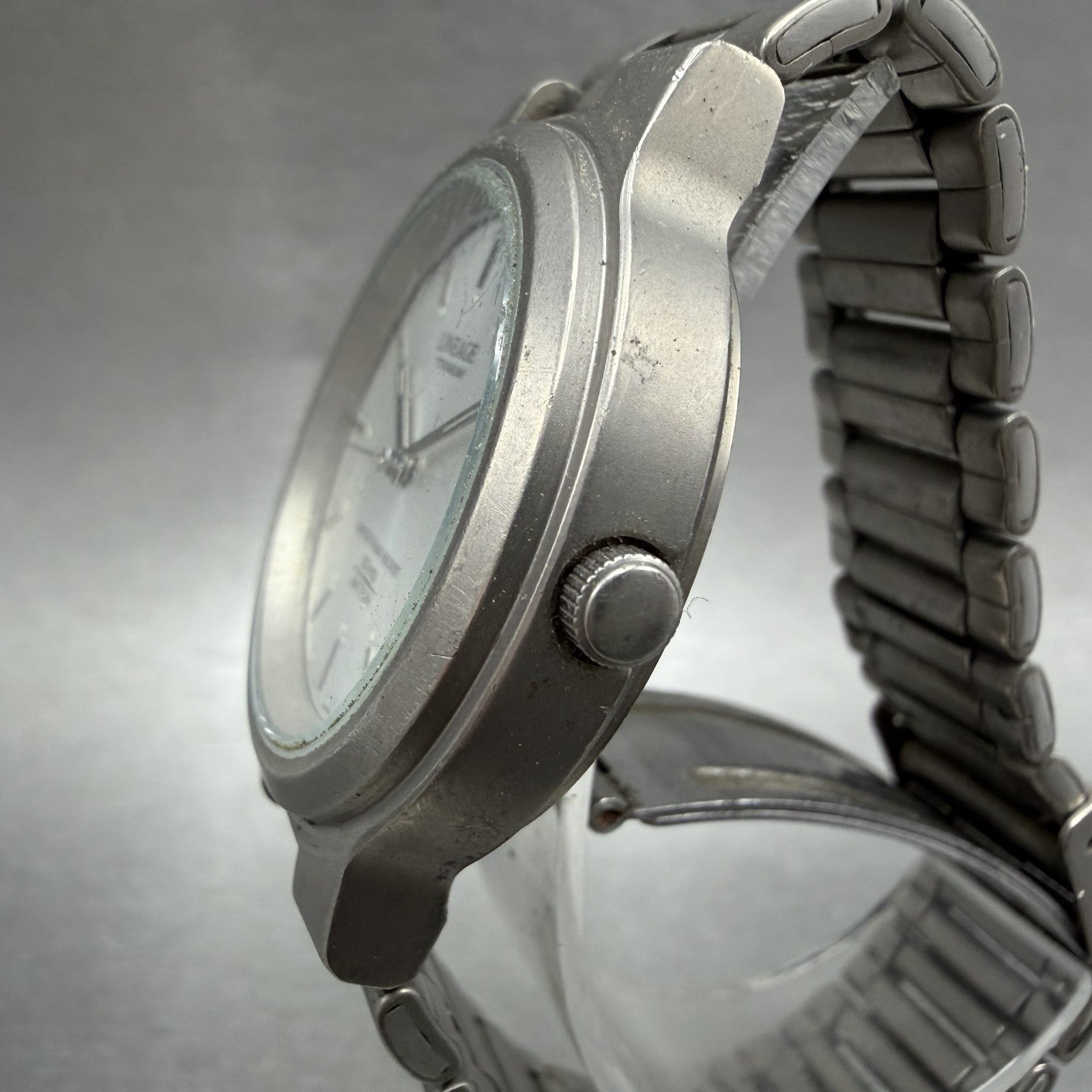 Casio Lineage Watch Men 35mm Silver Dial Titanium Date LIN150 New Battery2