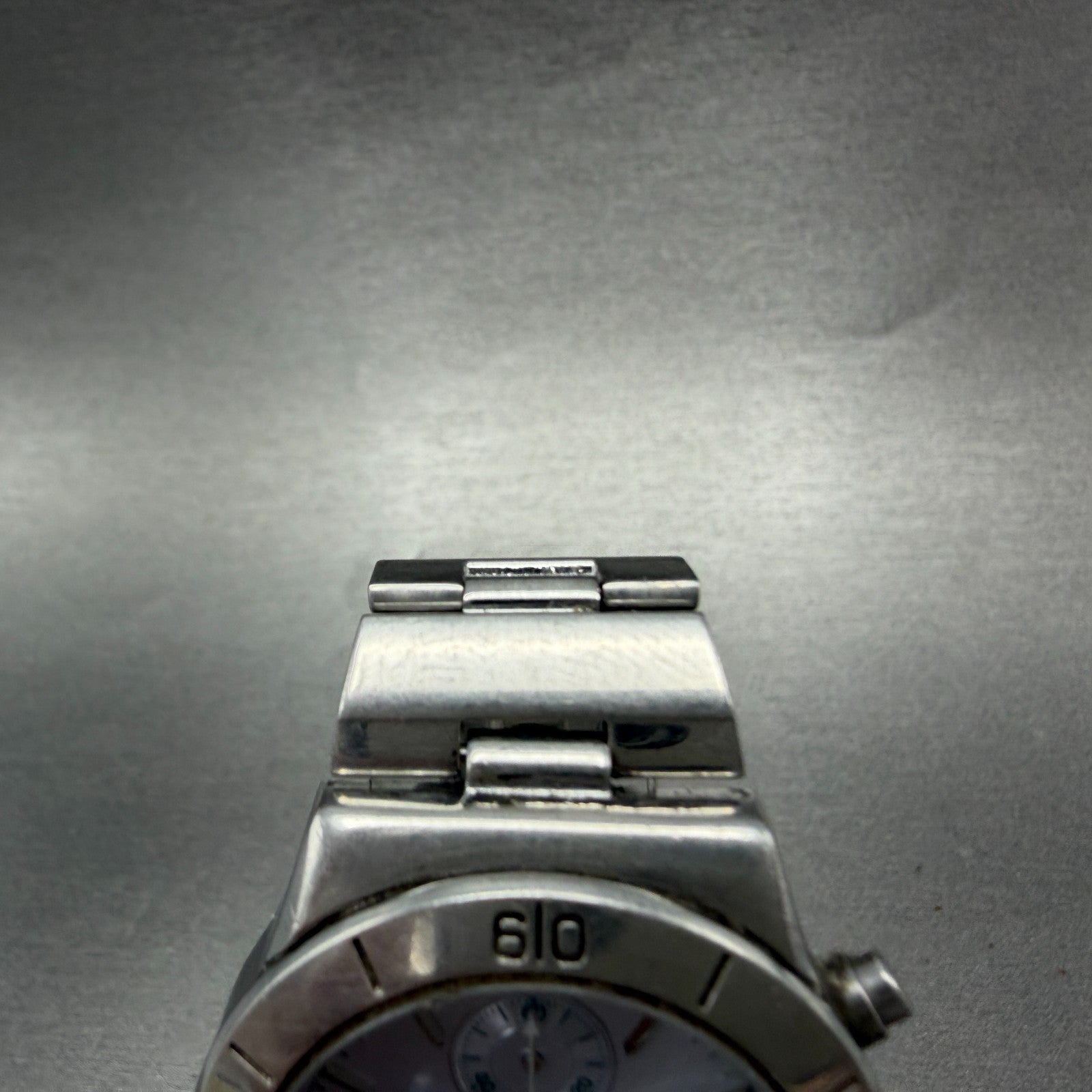 Citizen Wicca Chronograph Watch Women 35mm Blue Dial Silver Tone Date New Batt4