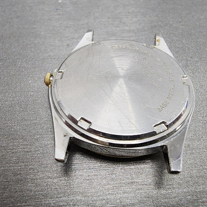 Seiko SQ Watch Men 35mm Gray Dial Two Tone Daydate READ!!! 81227039 New Battery10