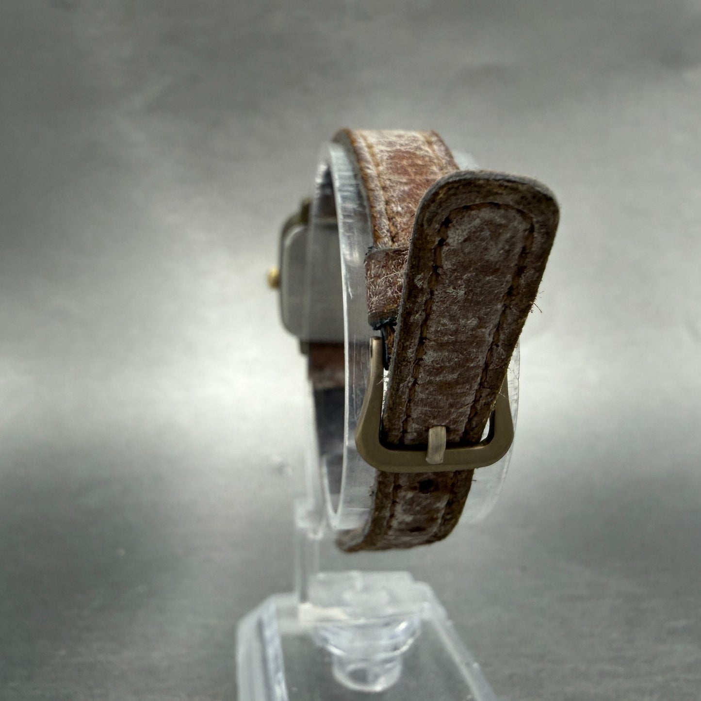 Seiko Alba watch Women 22mm Cream Dial Gold Tone Square V252-5020 New Battery7