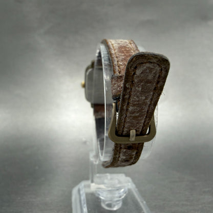 Seiko Alba watch Women 22mm Cream Dial Gold Tone Square V252-5020 New Battery7