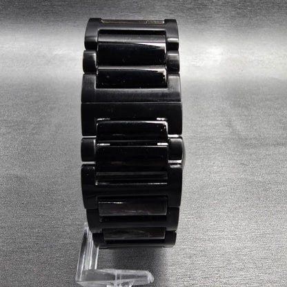 Bulova Watch Men 41mm Black Dial Black Tone Chronograph Date 98B215 New Battery7