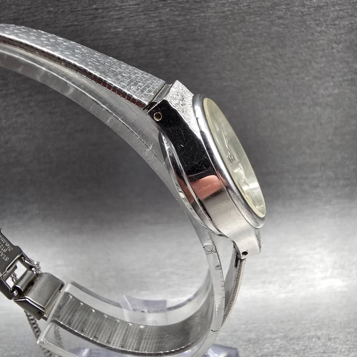 Seiko Watch Women 23mm Silver Dial Silver Tone Round 4301-0010 New Battery3