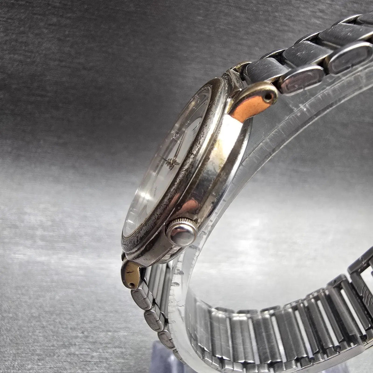 Seiko Avenue Watch Men 31mm Silver Dial Two Tone Round 7N01-6110 New Battery2