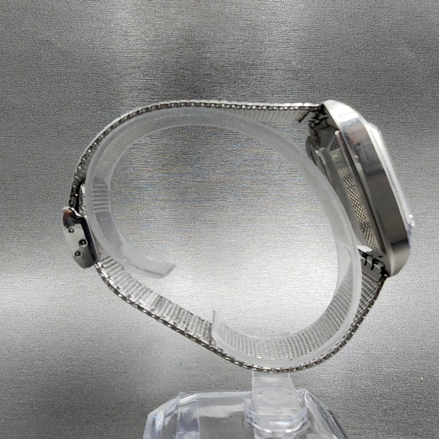 Seiko Quartz QT Watch Men 34mm Silver Dial Silver Tone Daydate 09235000 PARTS9