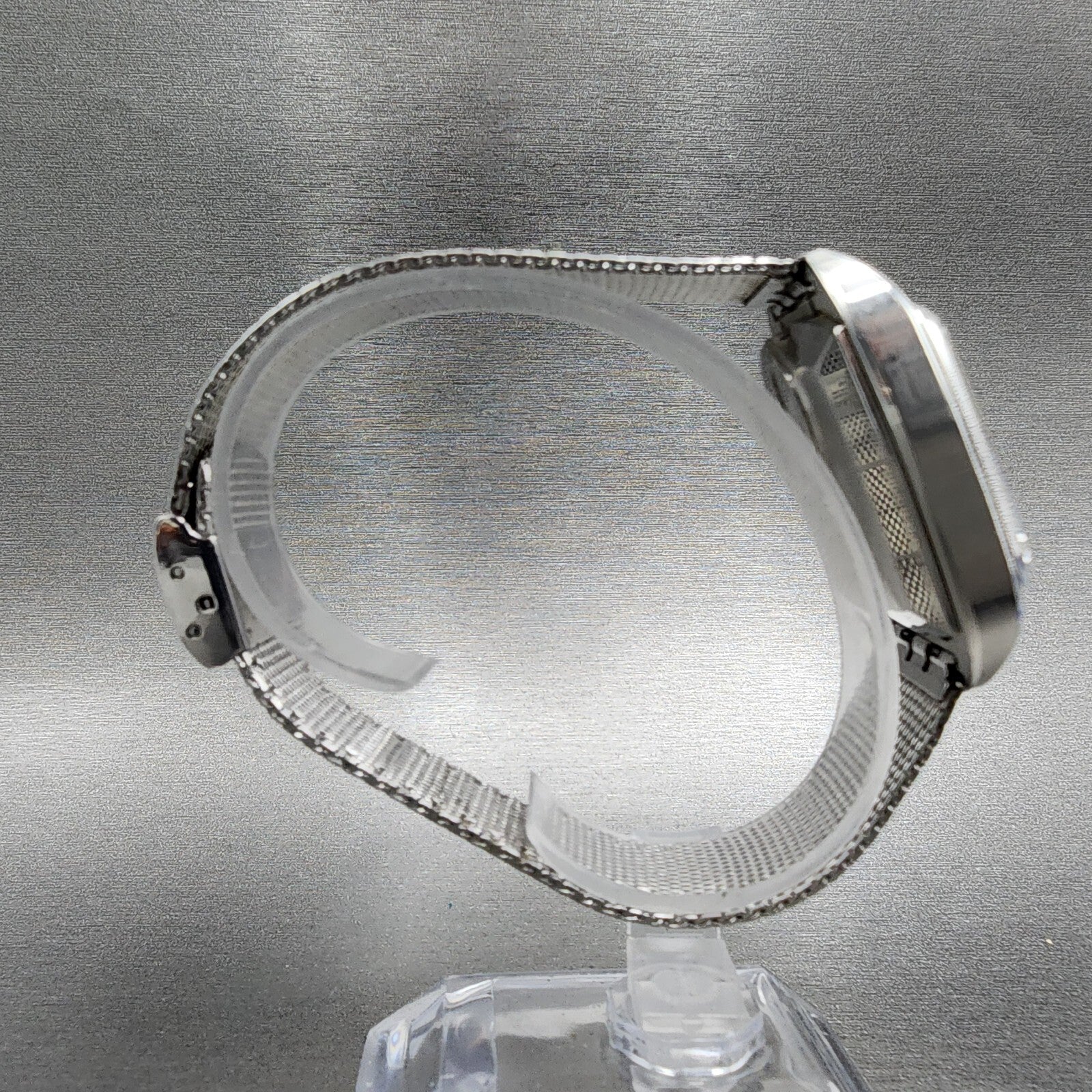 Seiko Quartz QT Watch Men 34mm Silver Dial Silver Tone Daydate 09235000 PARTS9