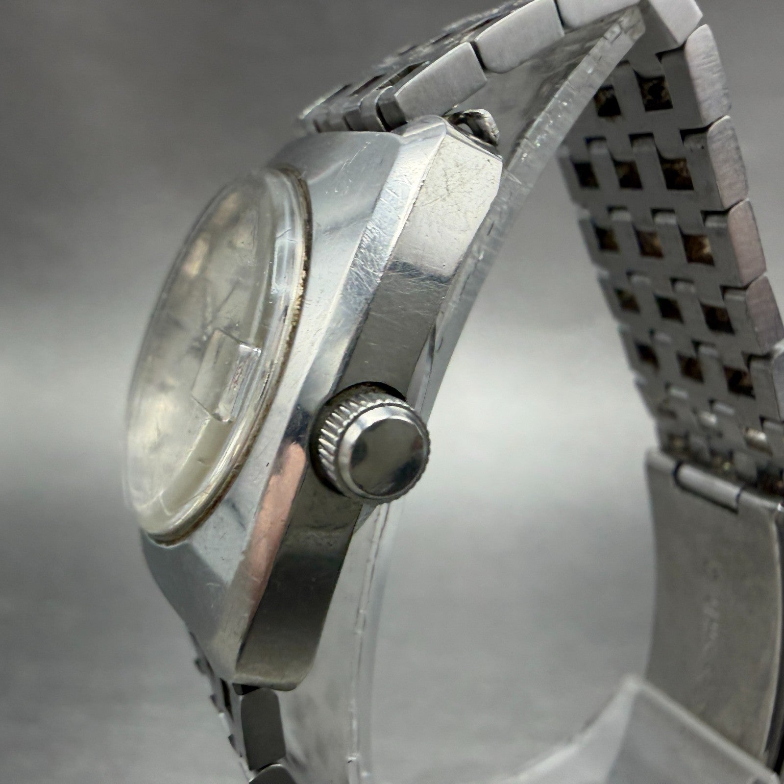 Seiko Matic Lady Special Watch Women 25mm Silver Dial Steel Date 2565-0010 PARTS3