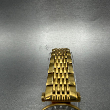 Wittnauer Stratford Watch Women 26mmChampange Dial Gold Diamond Markers New Batt4