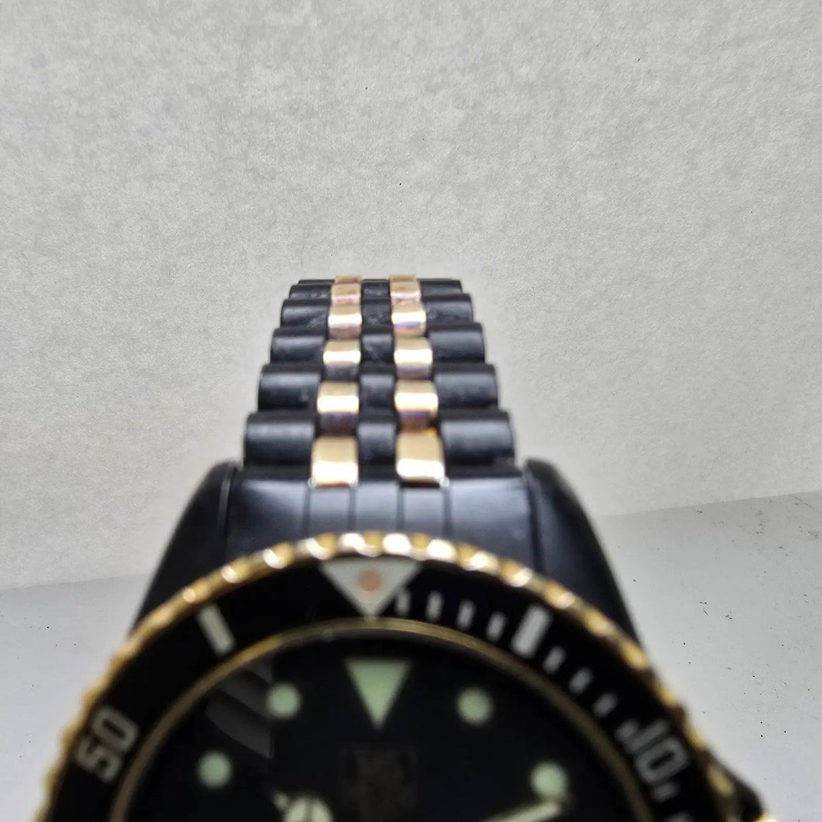 Tag Heuer Professional 1000 Watch Men 37mm Black Dial Two Tone Date New Battery4