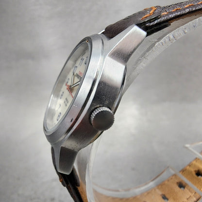 Timex Expedition Watch Women 26mm Cream Dial Silver Tone Round New Battery ABC122