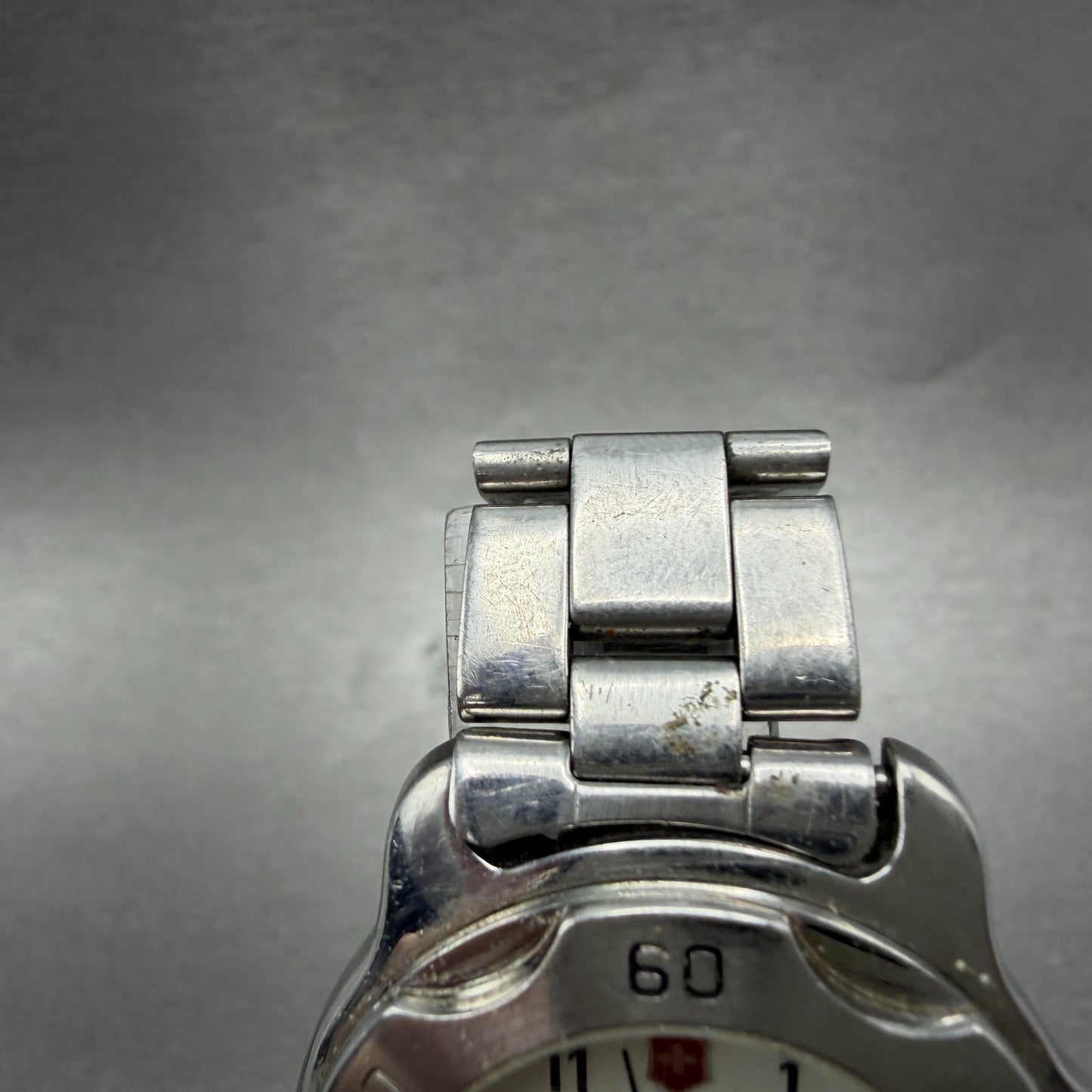 Victorinox Swiss Army Officer Watch Women 34mm White Dial Steel Date PARTS5