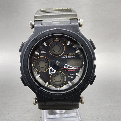 Casio GShock  Mudman AW570 Watch Men 43mm Analog Digital Black Tone  PARTS0