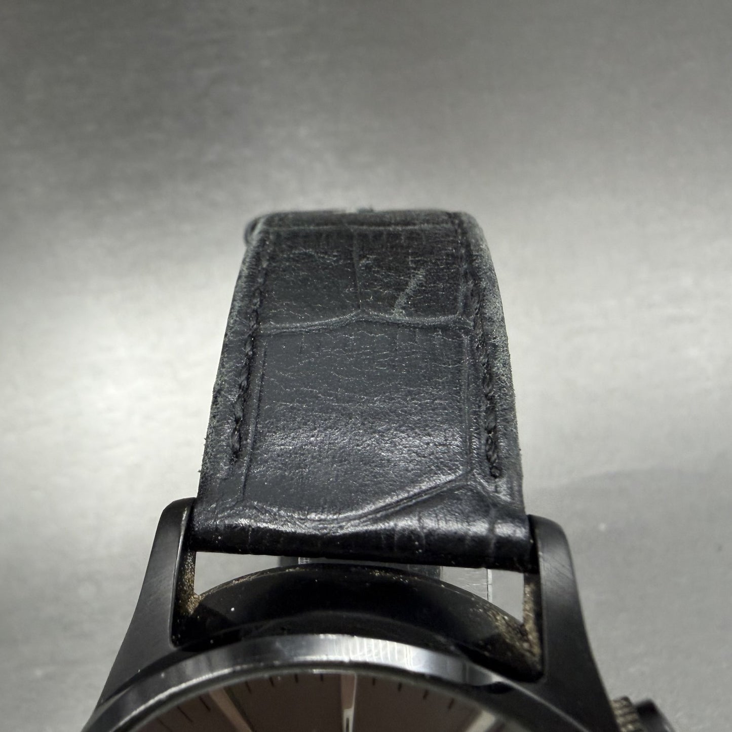 Nixon Sentry Chrono Watch Men 42mm Gray Dial Black Tone Date Round New Battery4