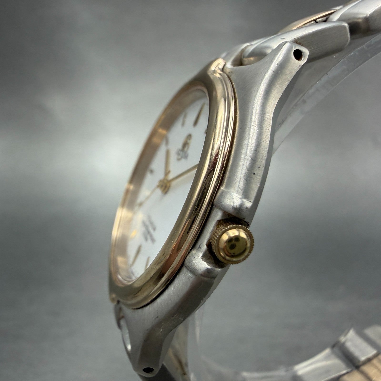 Citizen Attesa Watch Men 34mm White Dial Two Tone Titanium 4634-E68321 PARTS3