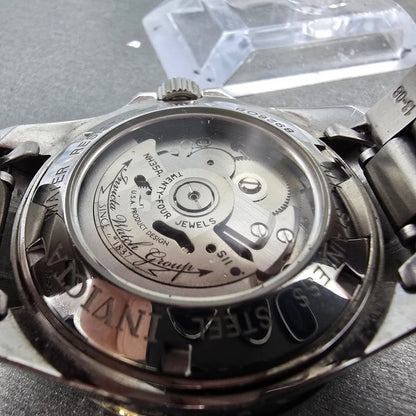 Invicta Pro Diver Automatic Watch Men 40mm Black Dial Silver Tone Date CHIP Runs9