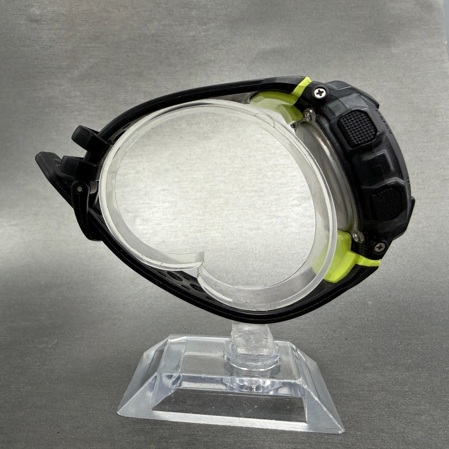 Casio Baby-G BGA-240 Watch Women 43mm Analog Digital Black Green Alarm New Batt8