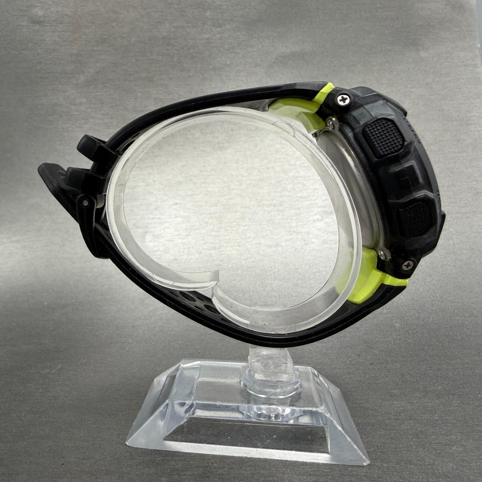Casio Baby-G BGA-240 Watch Women 43mm Analog Digital Black Green Alarm New Batt8