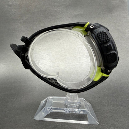 Casio Baby-G BGA-240 Watch Women 43mm Analog Digital Black Green Alarm New Batt8