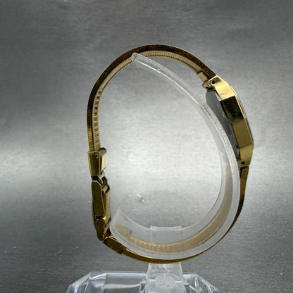 Seiko Watch Women 19mm Brown Dial Gold Tone 1400-5429  Octagon New Battery VTG8