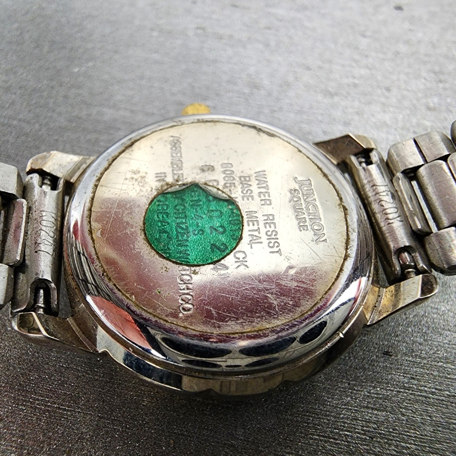 Citizen Junction Moonphase Watch Women 26mm Champagne Dial Two Tone Date PARTS10