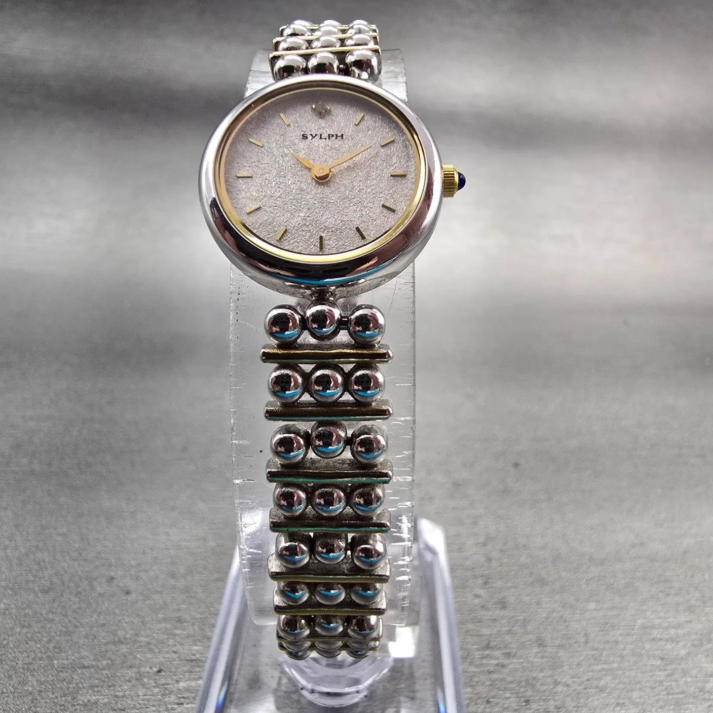 Citizen Sylph Watch Women 19mm Silver Dial Two Tone Round 2200-228707 New Batt5