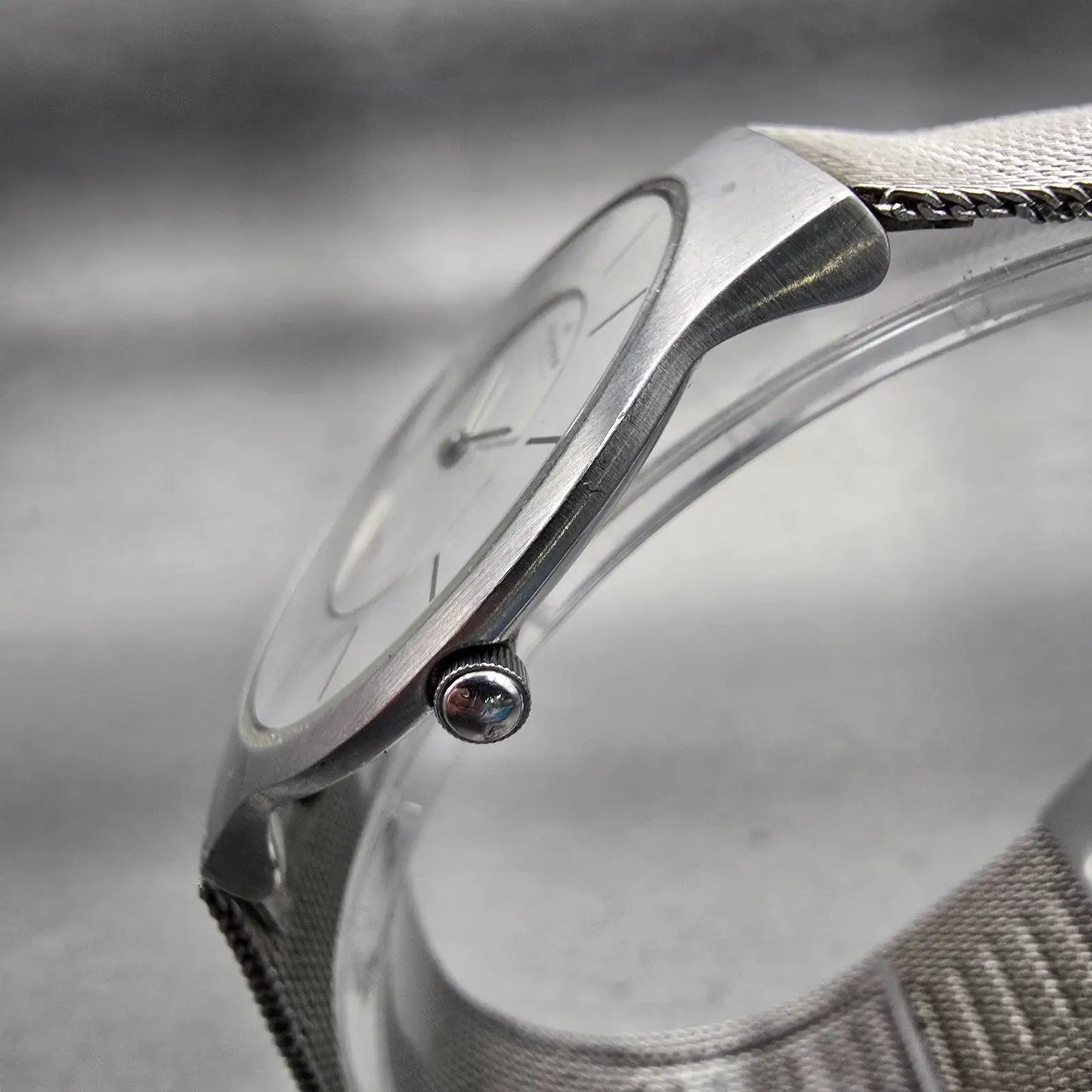 Skagen Denmark Slimline Watch Men 35mm Silver Dial Silver Tone 233LSS New Batt2