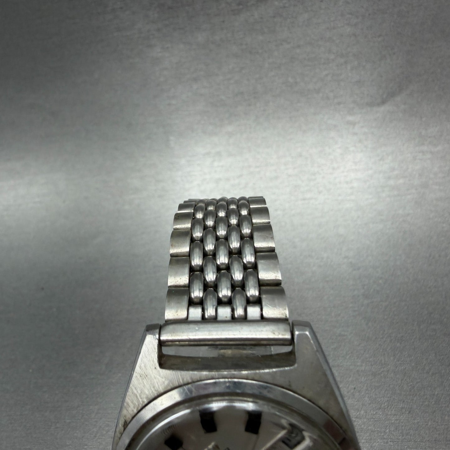 Citizen Seven Star Watch Men 36mm White Dial Silver Tone Daydate Automatic READ!4