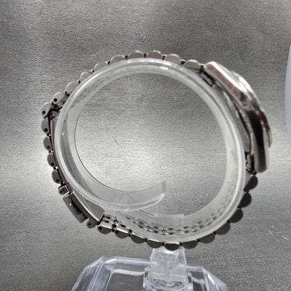 Seiko Solar Watch Women 25mm MOP Dial Silver Tone Round V117-0AN0 PARTS9