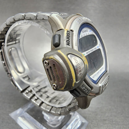 Casio Pro Trek PRL-20 Watch Men 40mm Digital Silver Tone New Battery