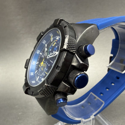 Invicta Aviator Chronograph Watch Men 49mm Blue Dial Black Date 28092 New Batt2