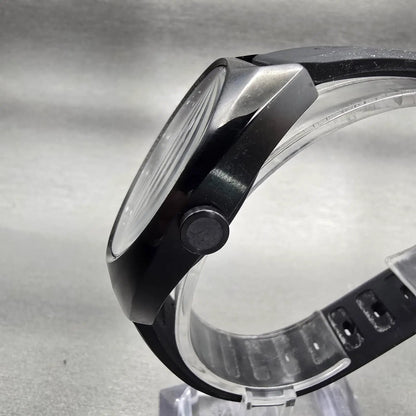 Nixon The Mullett Watch Men 38mm Black Dial Black Tone Round New Battery2