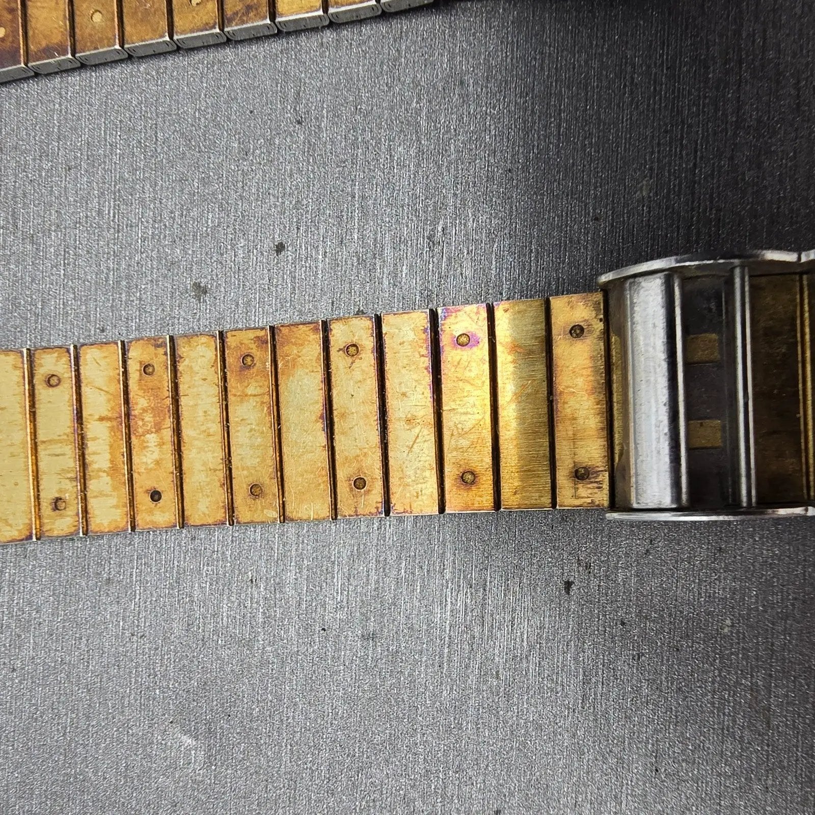 Seiko Bracelet 19mm Stainless Steel Gold Tone READ!!!!!!! Vintage Z4626