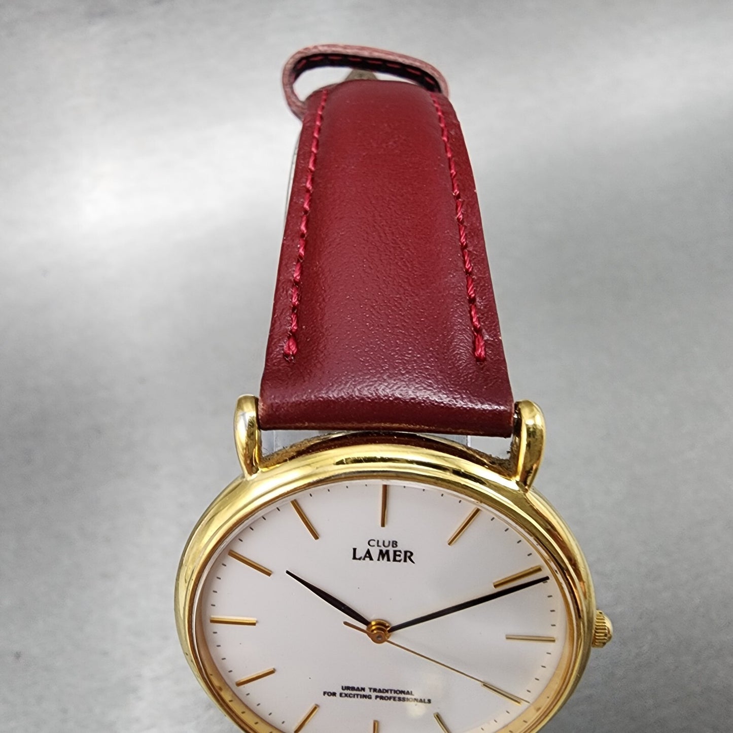 Citizen Club Lamar Watch Men 32mm White Dial Gold Tone Round 2830265343 New Bat4