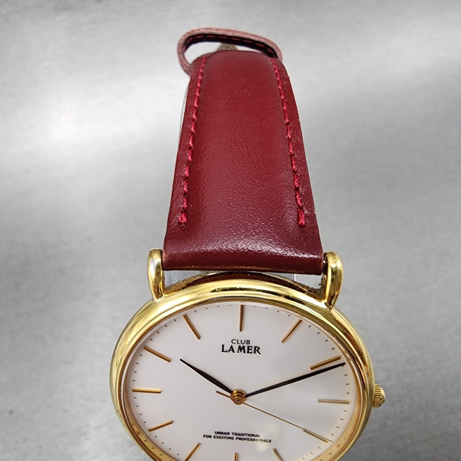 Citizen Club Lamar Watch Men 32mm White Dial Gold Tone Round 2830265343 New Bat4