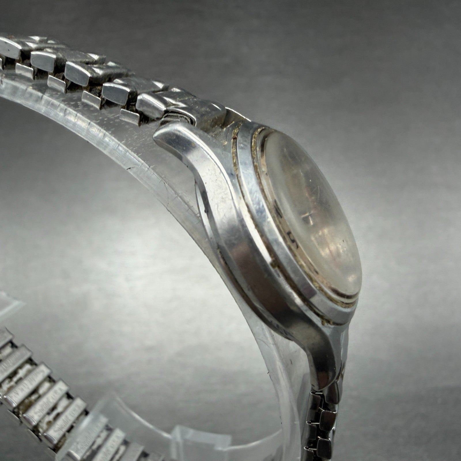Seiko Watch Women 25mm Champagne Dial Silver Tone Manual Vintage 1104-0259 Runs3
